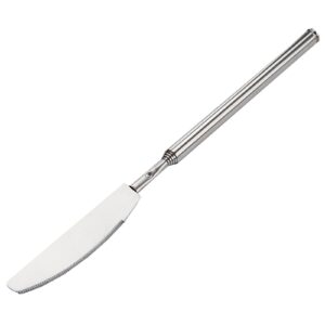 TSTQH 63 cm long stainless steel telescopic knife telescopic dinner fruit dessert knife dinner knife 9 inches ~ 25 inches