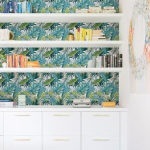 My Style Bangalow Tropical Palm Peel and Stick Wallpaper