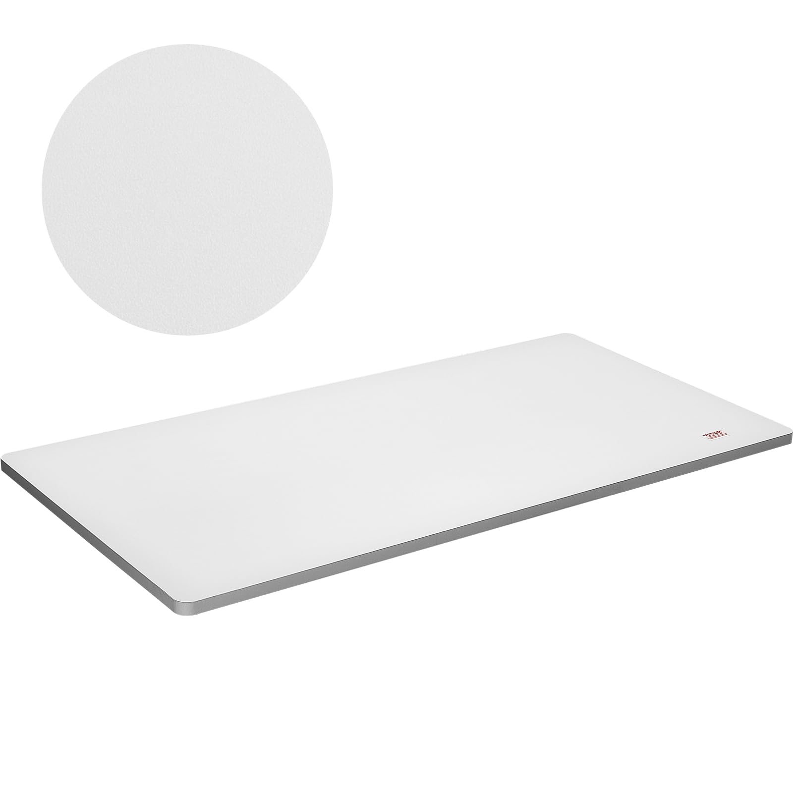 VEVOR One-Piece Particle Board Desktop Universal Tabletop, 60" x 25" x 1", White