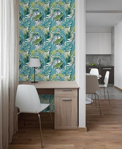 My Style Bangalow Tropical Palm Peel and Stick Wallpaper