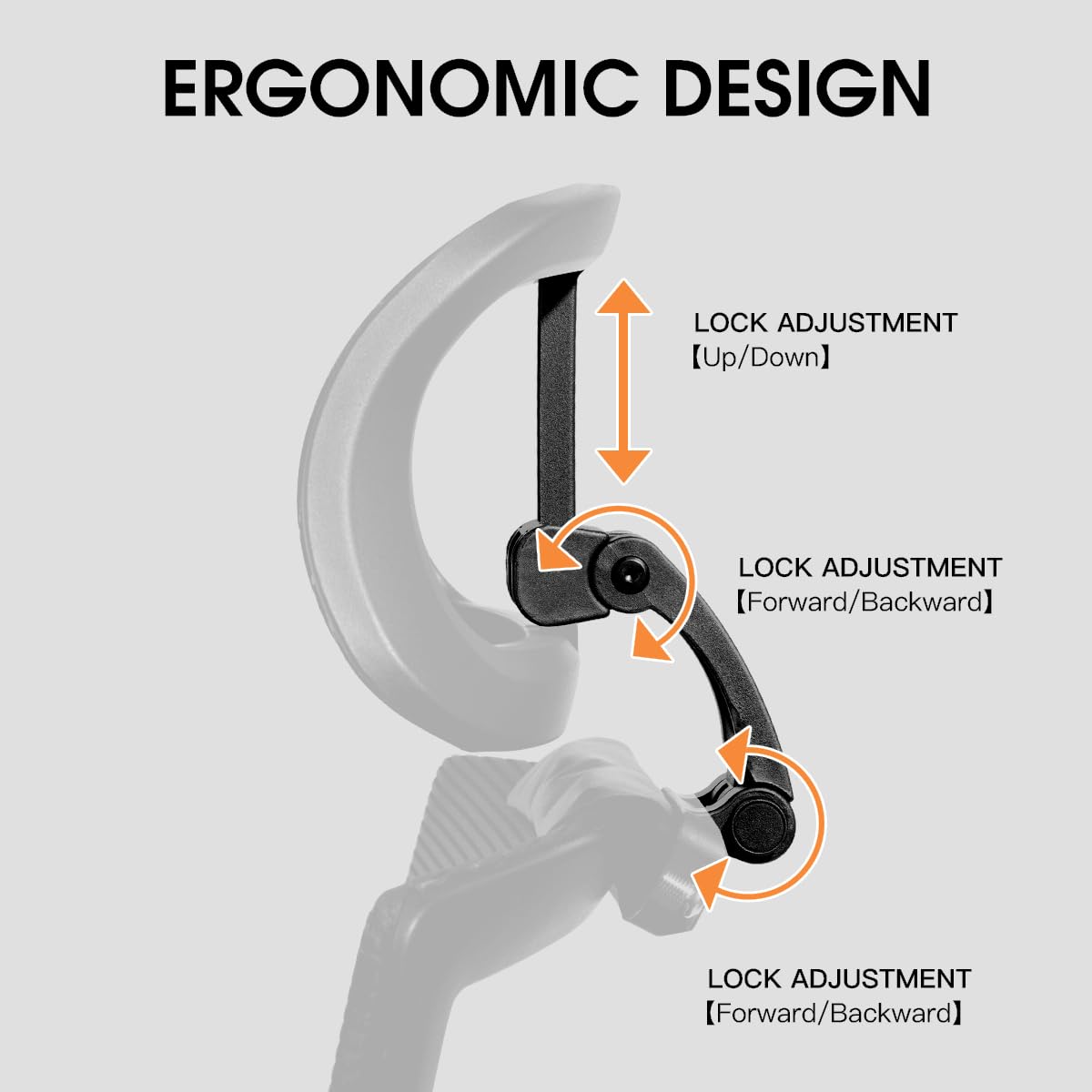 The Office Chair headrest Attachment, can Adjust Height, inclination, and Distance Between. The mesh headrest is Suitable for Ergonomic Office Chairs，Please Confirm The Size Before Purchase