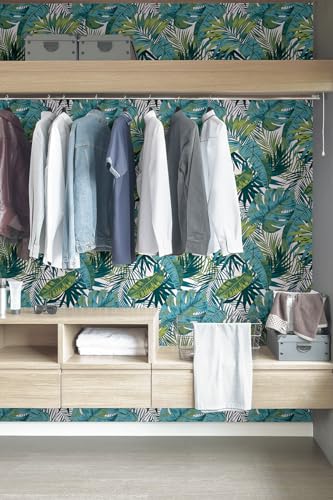 My Style Bangalow Tropical Palm Peel and Stick Wallpaper