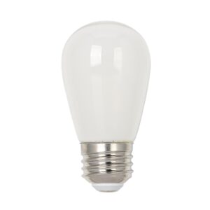 westinghouse 5282000 1 watt (15 watt equivalent) s14 frosted filament led light bulb, medium base