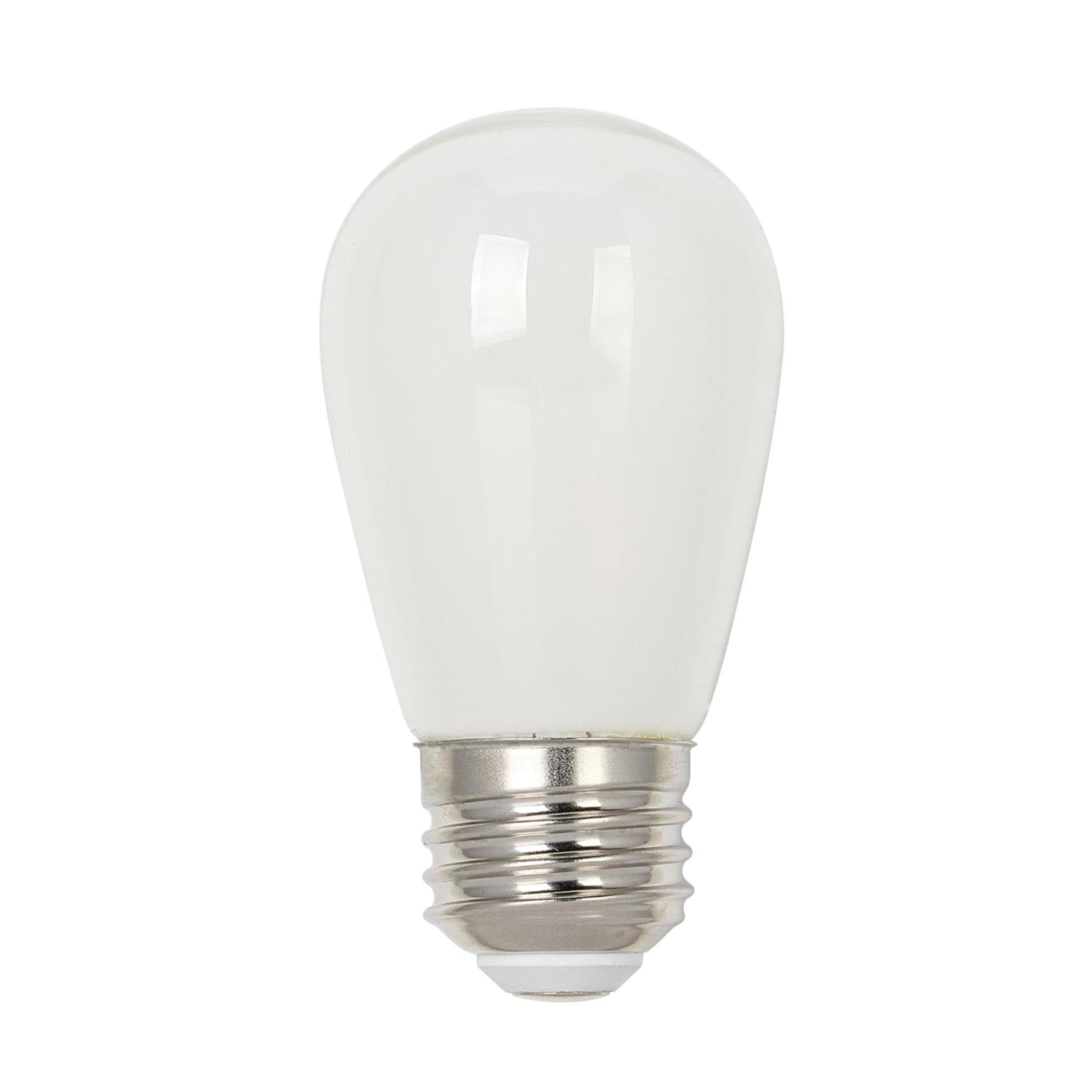 Westinghouse 5282000 1 Watt (15 Watt Equivalent) S14 Frosted Filament LED Light Bulb, Medium Base