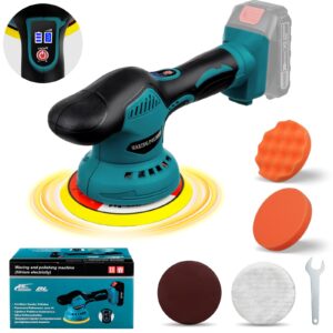 Cordless Car Buffer Polisher for Dewalt 20V Battery DCB206, 6 Variable Speed Car Buffer Polisher, Up to 5500RPM, Polishers Buffers for Car Detailing/Polishing/Waxing(Battery Not Included)