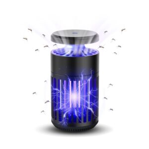 pest sniper indoor insect trap,attracts and zaps mosquitos, gnats, moths, fruit flies，2 in 1 bug zapper with suction and electric grid