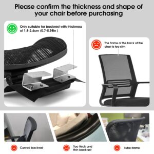 The Office Chair headrest Attachment, can Adjust Height, inclination, and Distance Between. The mesh headrest is Suitable for Ergonomic Office Chairs，Please Confirm The Size Before Purchase