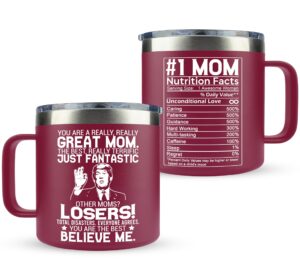 mothers day gifts for mom from daughter, son - mom gifts from daughter, son - best mom gifts, birthday gifts for mom, mom birthday gifts ideas, funny mom gifts, mom present - mom novelty mug 14oz