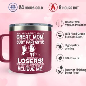 Mothers Day Gifts for Mom from Daughter, Son - Mom Gifts from Daughter, Son - Best Mom Gifts, Birthday Gifts for Mom, Mom Birthday Gifts Ideas, Funny Mom Gifts, Mom Present - Mom Novelty Mug 14Oz