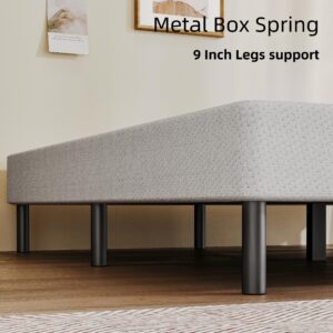 RLDVAY King-Box-Spring, 5 inch King Size Box Spring Stand, Heavy Duty Box Spring King with Legs, Easy Assembly, Non Slip, Noise Free