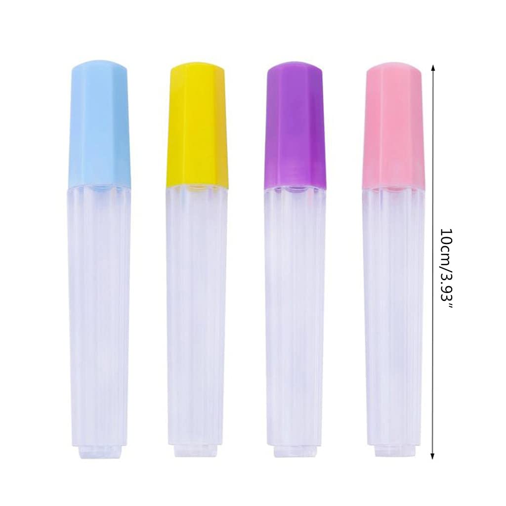 4pcs Plastic Embroidery Felting Sewing Container Pin Needle Storage Tube