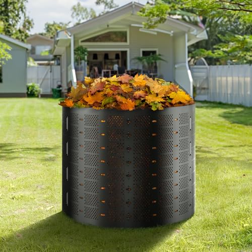 VEVOR Compost Bin 220 Gallon, Outdoor Expandable Composter, Easy to Setup & Large Capacity Composting Bin, Fast Creation of Fertile Soil