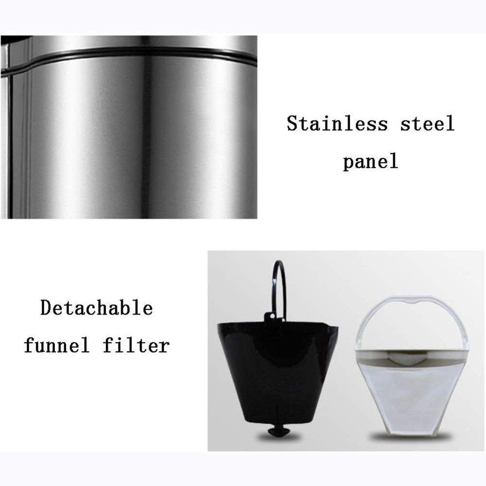 NOALED Espresso Machine, Coffee Machine, Stainless Steel Household, Commercial Insulation Automatic Integrated Drip Filter Coffee Maker, Can Brew Tea