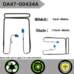 DA47-00434A Defrost Heater Assembly Compatible with Samsung RF23HSESBSRAA0001/RF25HMEDBWW/AA-00/RF4267HARS/XAA-02 Replaces for PD00031799/AP5585243/PS4140711 and More