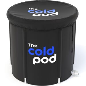 the cold pod ice bath tub for athletes with cover: 88 gallons cold plunge tub for recovery, multiple layered portable ice bath plunge pool