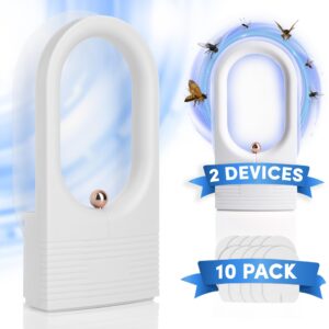 Plug in Fly Trap Indoor 2-Pack - Effective Indoor Flying Insect Trap |UV Bug Light Indoor Plug in | Non-Toxic Indoor Fly Trap for Home for Fruit Fly, Wasp, House Fly, Bug, Mosquito