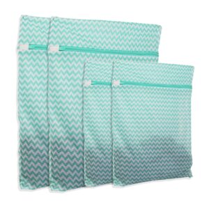 fhdd laundry mesh bag for washing machine and traveling,laungdry bags.for kinds of delicates,baby clothes,socks,pillow etc. (green, 2xl,2l)