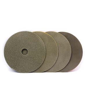 5" Electroplated Diamond Polishing Pads- 60 Grit Wet Dry Sanding for Granite Marble Concrete Ceramics Glass (5"-60 Grit-1PCS)