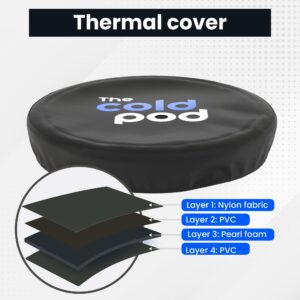 The Cold Pod Ice Bath Tub for Athletes with Cover: 88 Gallons Cold Plunge Tub for Recovery, Multiple Layered Portable Ice Bath Plunge Pool