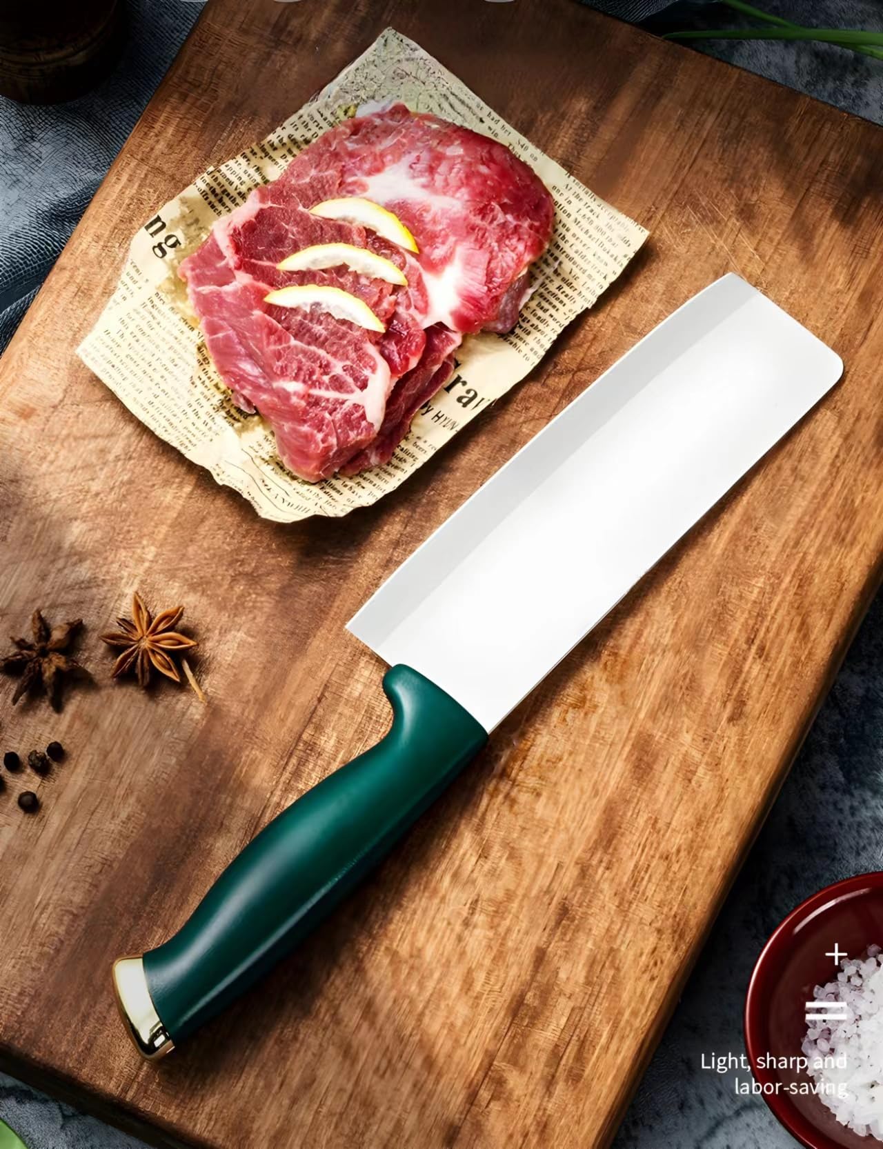 DESIAR Ceramic Knife 6.5 inch Vegetable Knife for Kitchen+Sharp Chopping Knife +Ceramic Cutting Knives with Sheath Cover+Easy To Clean Chef Butcher Knife With Gift Box (green)