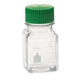 celltreat 229787 125ml media bottle, square, pet, bulk, sterile