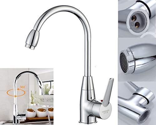 Water Spigot Spigot Stainless Steel Faucet Hot and Cold Tap Mixer Rotatable Kitchen Faucet Accessories for Sink Lavatory Bathtub Faucets Sink Faucet Sink Faucet Sink Faucet