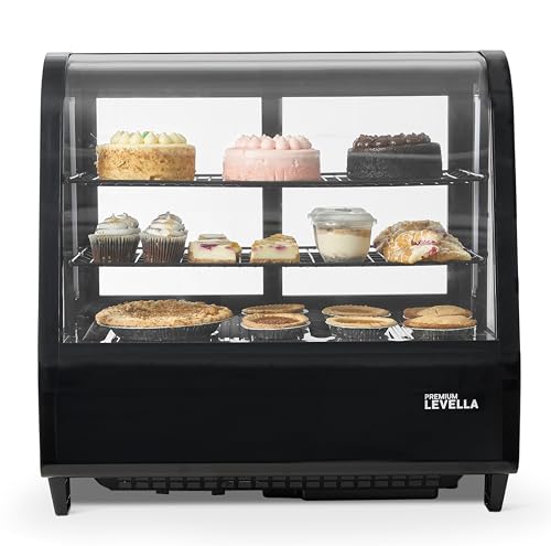 PremiumLevella PCRN357DR 3.5 Cu. Ft. Countertop Refrigerator Display Case