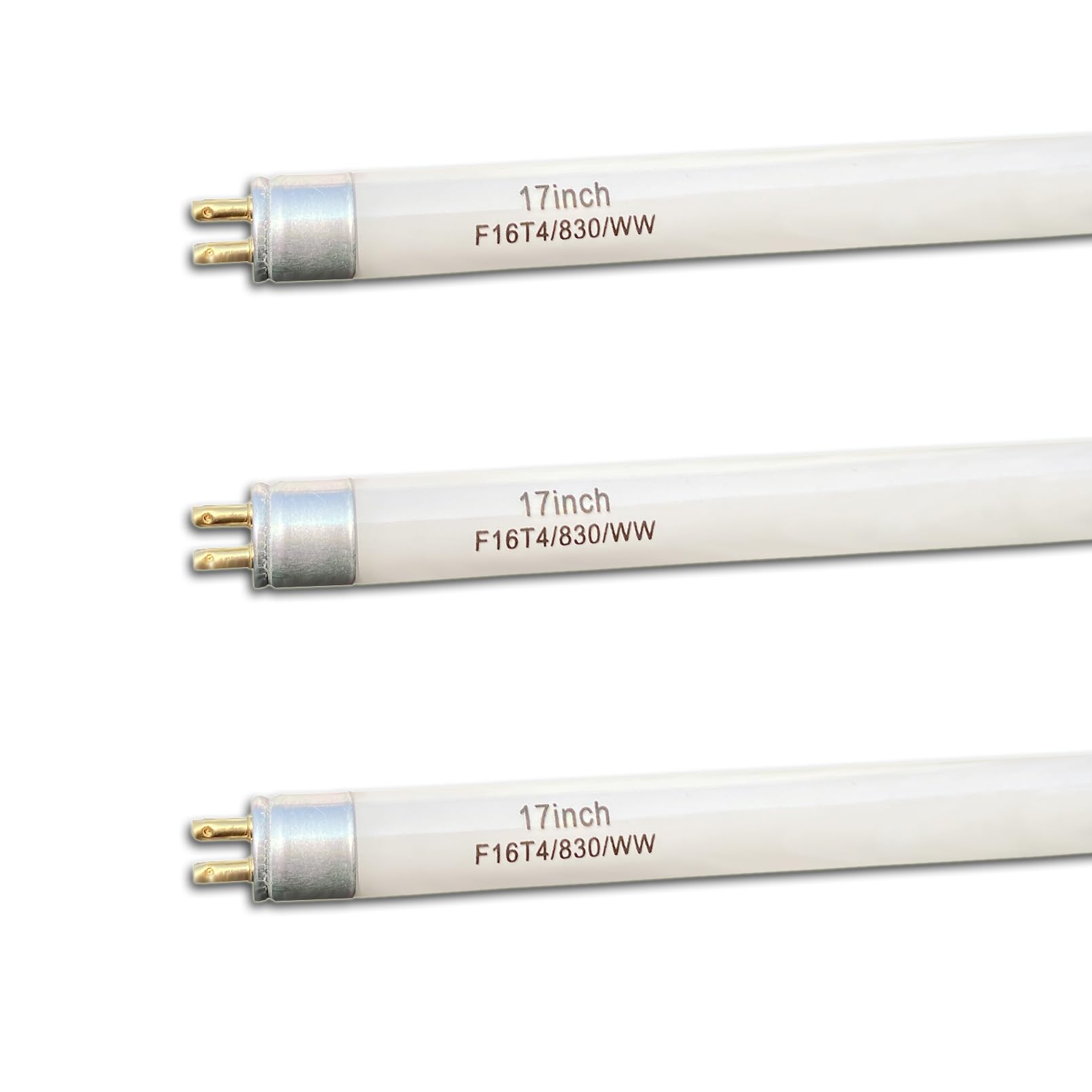 17'' T4 16W Warm White Fluorescent Bulb Replacement Furnlite FC-952 Light,Westek 20125 - FA200WBC,16 Watt 120V Linear 3000K FC-953,G5 Base (3 Pack)