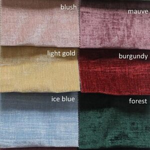 Mauve Chenille Soft Velvet Fabric, 118 Inch. in Width, Ideal Material for Upholstery Coaches and Chairs, Drapery, Pillows, Slipcovers, Tablecloths, Sewing, Arts & Crafts Etc - Sample/Swatch