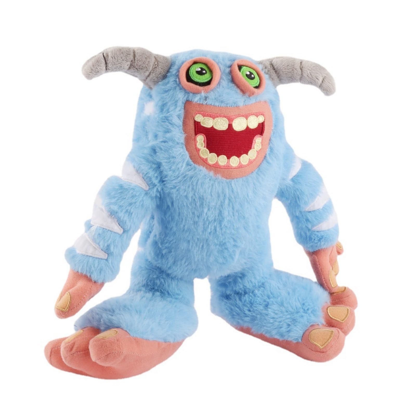 2024 New Wubbox Plush, 11 Inch Sing-ing Monsters Plush Toys, Wubbox Plush Soft Stuffed Animal Plush Figure Doll for Fans Boys and Girls, Hugging Sleeping Plush Pillow for Home Decor(Blue)