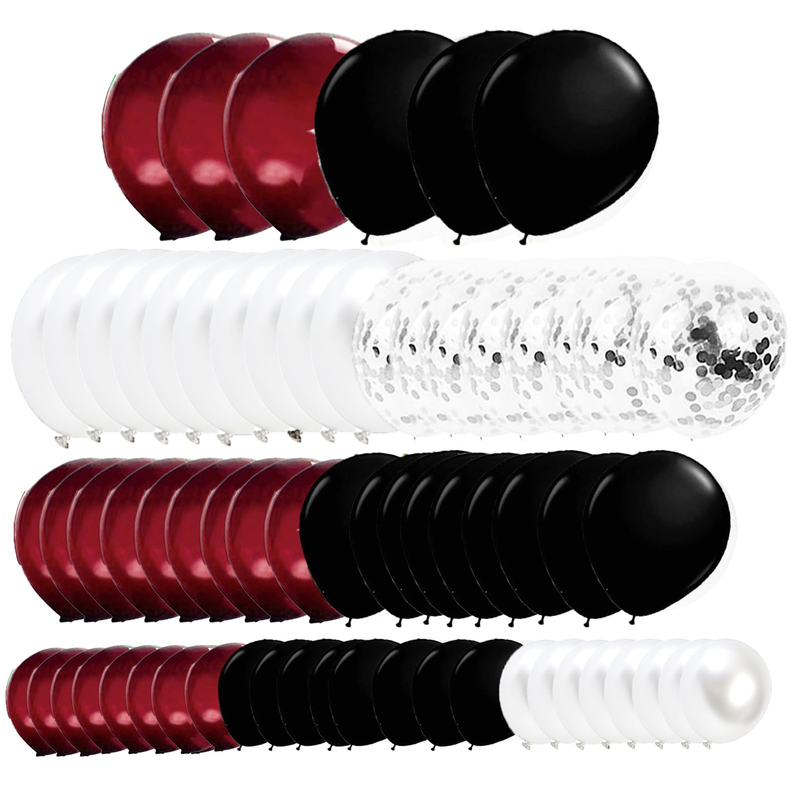 Graduation Decorations Maroon Black 2024/Burgundy Black Graduation Party Decorations 2024 Burgundy Black Balloons 114Pcs Burgundy White Black Balloon Maroon Birthday Wedding