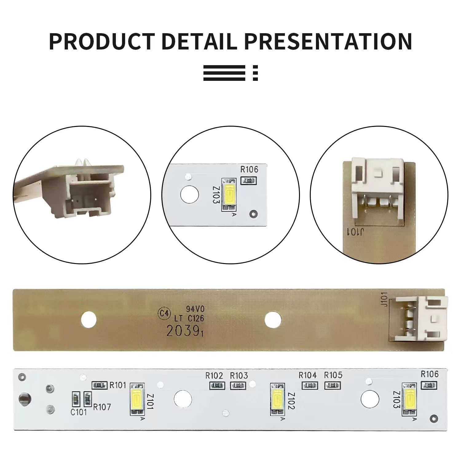 WR55X26671 PS11767930 AP6035586 GE Refrigerator Light Board (2)