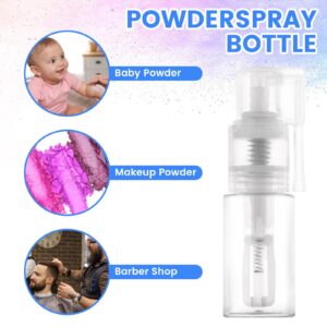 Foyods 2 PCS Glitter Duster Sprayer, 35ML Powder Spray Bottle, Glitter Spray Pump for Craft,Cakes,Cloth, Dry Powder Spray Bottle Empty