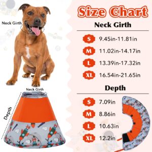 LeLePet Dog Cone Collar, Soft Dog Cone, Dog Cones for Meidum Dogs, Soft Cone for Dogs After Surgery, Dog Cone Alternative, Adjustable Dog Recovery Cone to Prevent Licking, Elizabethan Collar for Dogs