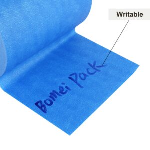 BOMEI PACK Wide Blue Painters Tape 6 Inches x 60 Yards, 3D Tape, 3D Printing Tape for Laser Cutting, 21-Day Clean Removal Wide Masking Tape