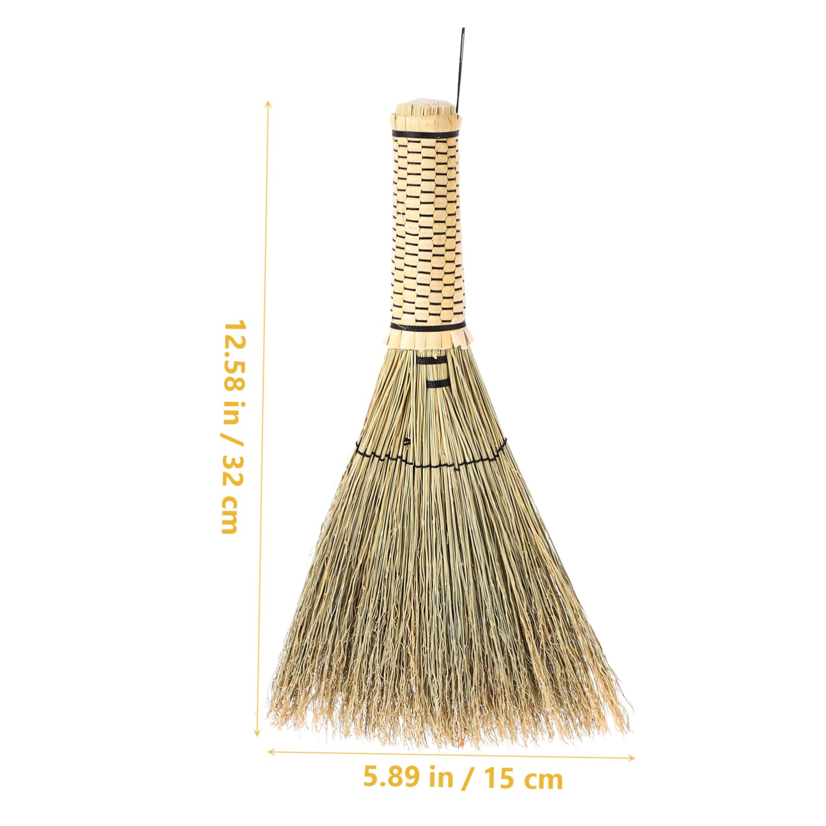 Garneck Household Old Fashioned Handle Duster Wedding Toddler Cleaning Supplies Small Whisk Brooms Hand-Made Corn Broom The Bed Artificial Child Sorghum Carpet Asia Mini Vietnam