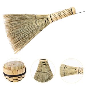 Garneck Household Old Fashioned Handle Duster Wedding Toddler Cleaning Supplies Small Whisk Brooms Hand-Made Corn Broom The Bed Artificial Child Sorghum Carpet Asia Mini Vietnam