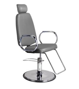 american goods professional dental patient exam & x-ray chair deluxe quality 360° swivel, adjustable & removable headrest stool (graystone)