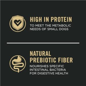 Purina Pro Plan Sensitive Skin and Stomach Dog Food Small Breed, Adult Salmon & Rice Formula - 4 lb. Bag