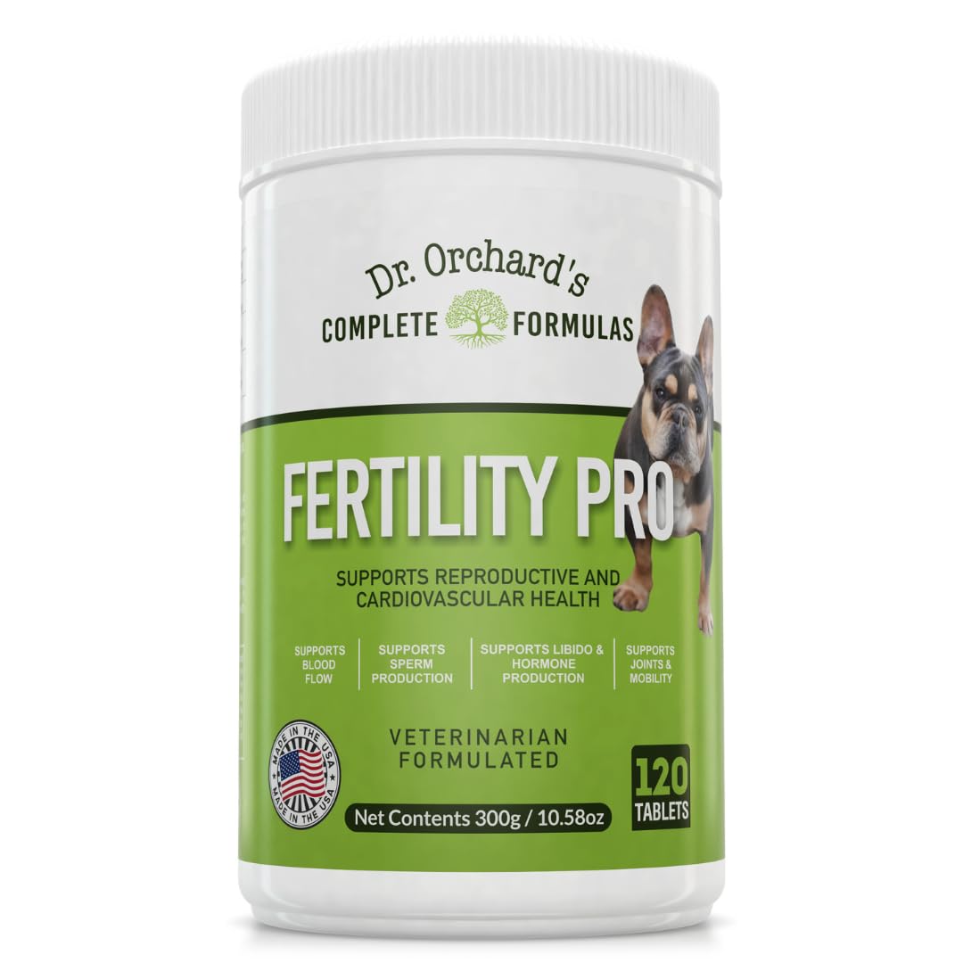 Dr. Orchards Fertility Pro for Dogs - Vet Formulated - for Males and Females -120ct