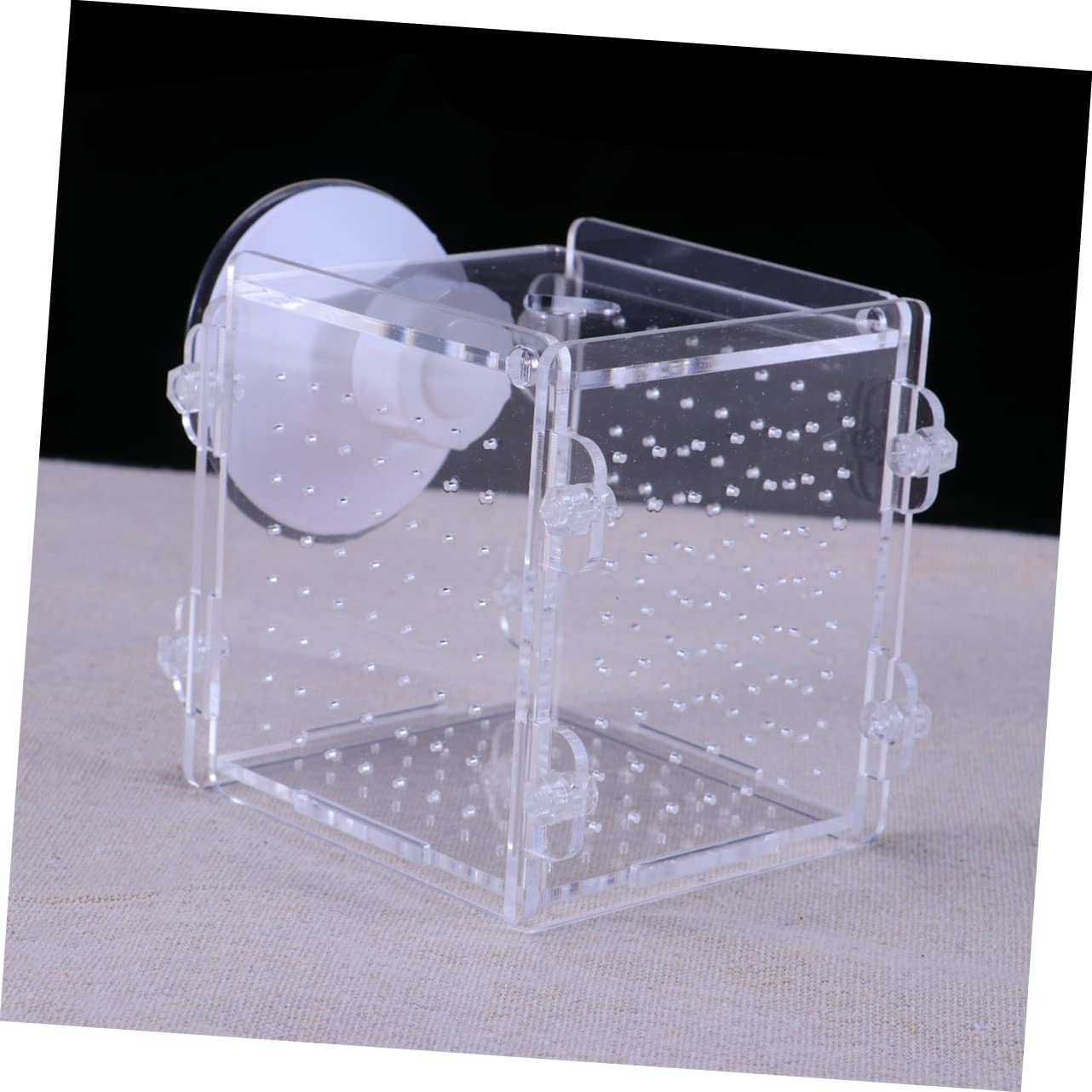 2 Pcs Baby Fish Incubator Aquatic Pet Supplies Fish Acrylic Incubator Fish Tank Tool Fish Hatchery Cage