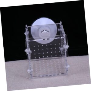 2 Pcs Baby Fish Incubator Aquatic Pet Supplies Fish Acrylic Incubator Fish Tank Tool Fish Hatchery Cage