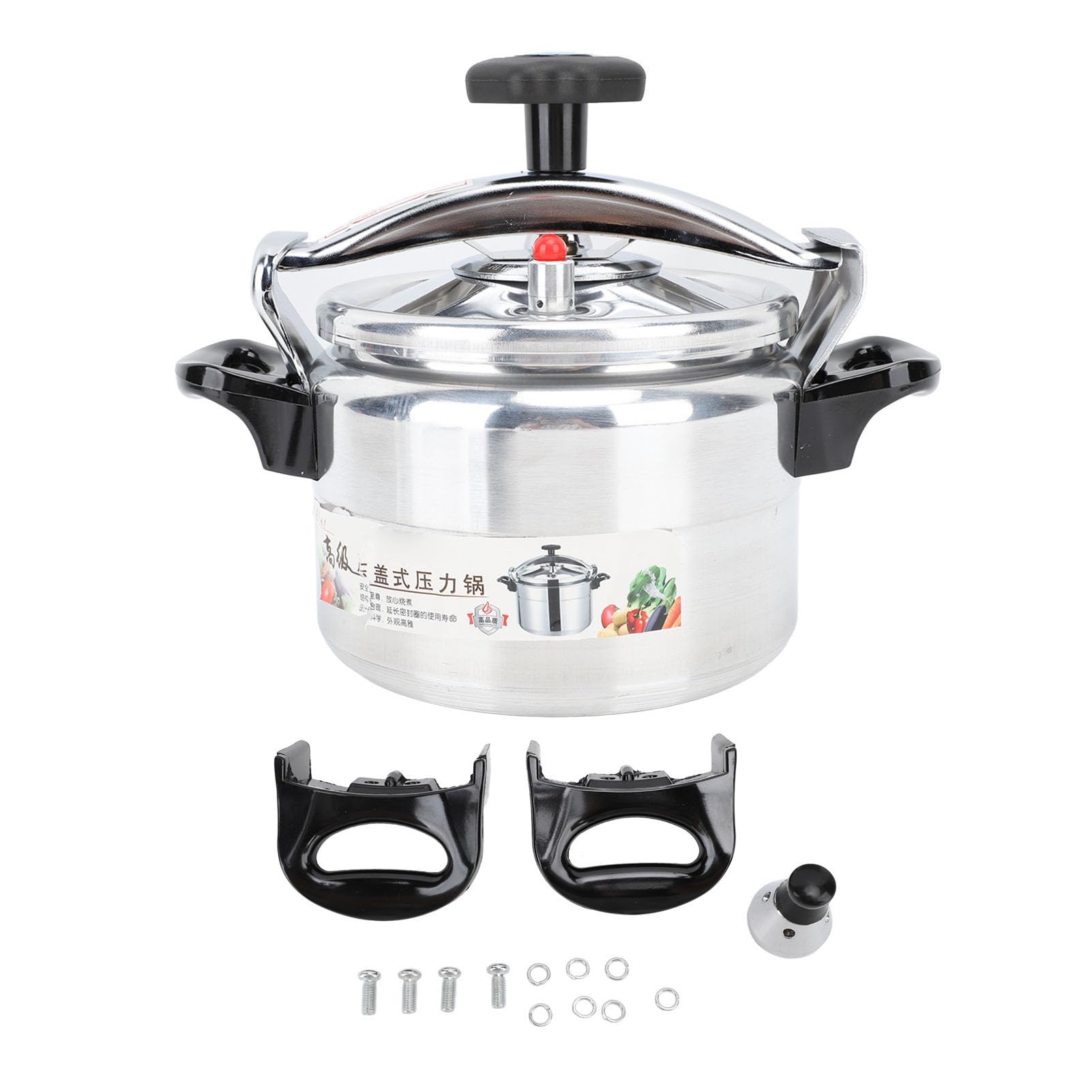 Haofy Large Capacity Pressure Cooker, Aluminum Alloy, Quick Cooking, Anti Stick Coating, Safety Design, Thickened, Commercial Household Use (7L)