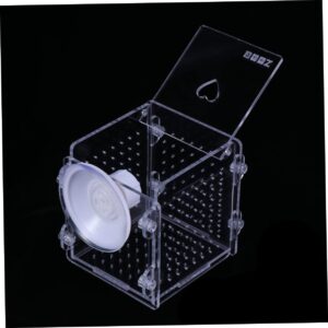 2 Pcs Baby Fish Incubator Aquatic Pet Supplies Fish Acrylic Incubator Fish Tank Tool Fish Hatchery Cage