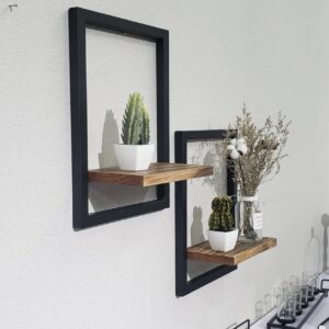 LanaBel Floating Shelves for Wall, 30*12*40 cm, Black