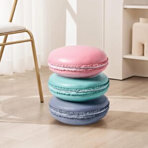 algado simulated food stool, soft resin retro fun ingenious decorative low food shoe changing stool, changing stool for hallway office lounge dorm room(sweetheart cookie)