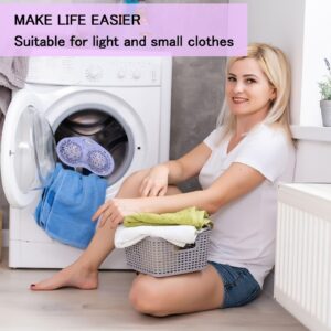 2 Pcs Lingerie Wash Bag, Silicone Delicates Bag For Washing Machine Bra Bags For Laundry Laundry Wash Bag For A-38D Cup, Maternity, Sports, Sexy Bras (Pink+Purple)