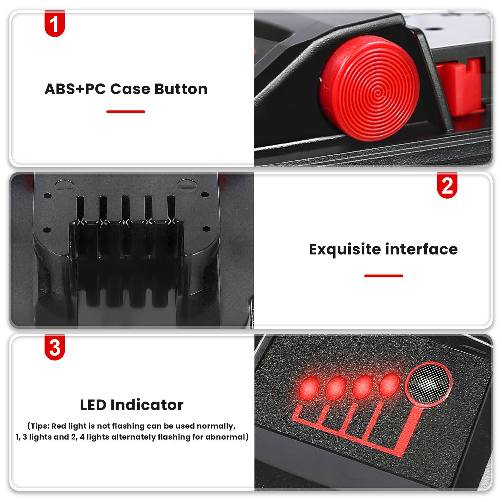 KOOMICY 12.0Ah 18V Replacement for Milwaukee M-18 Battery