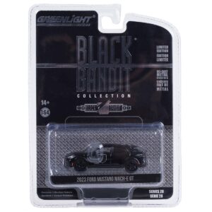 Greenlight 1/64 2023 Ford Mustang Mach-E GT, Black Bandit Series 28 28130-F