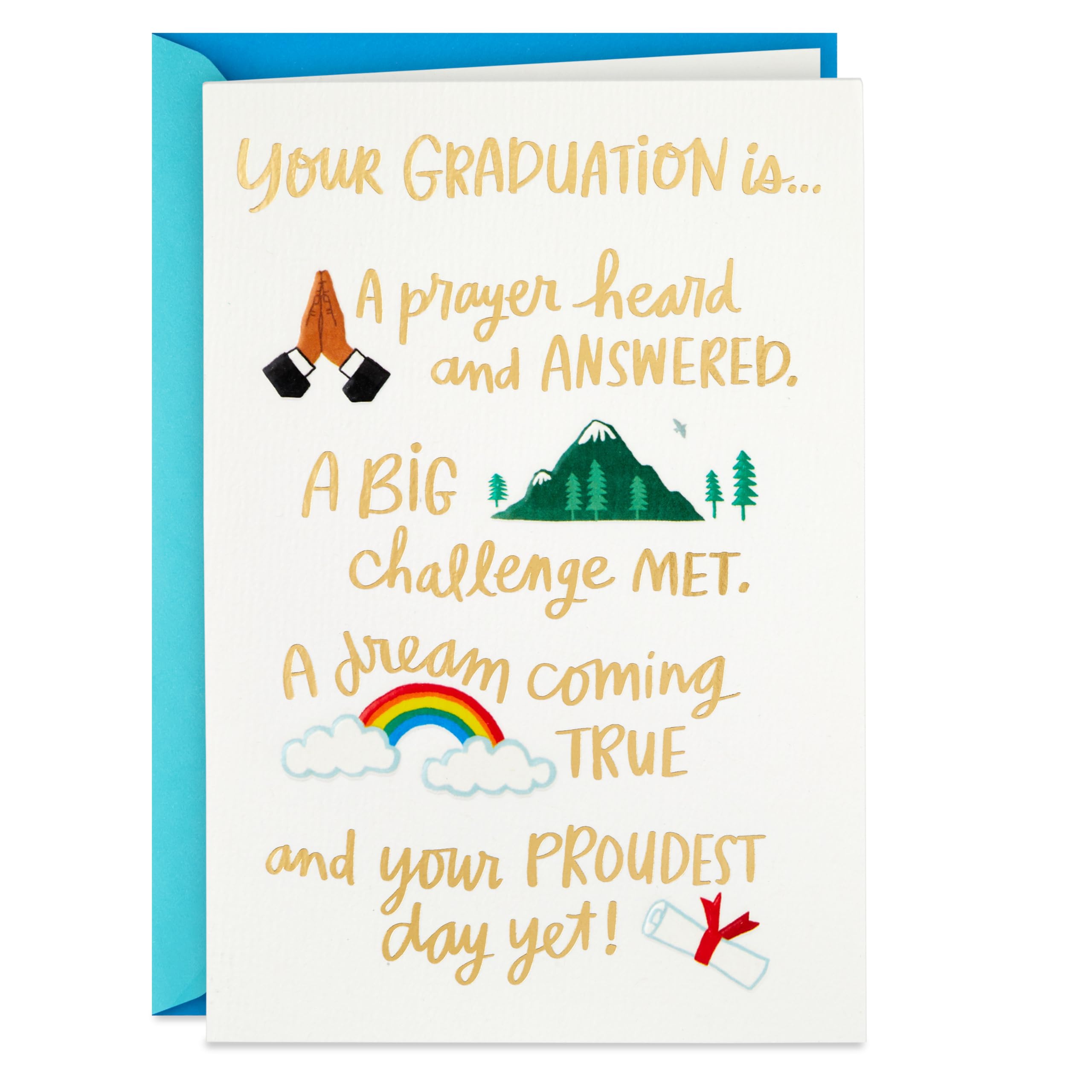 Hallmark Spiritual Graduation Card (A Dream Coming True)